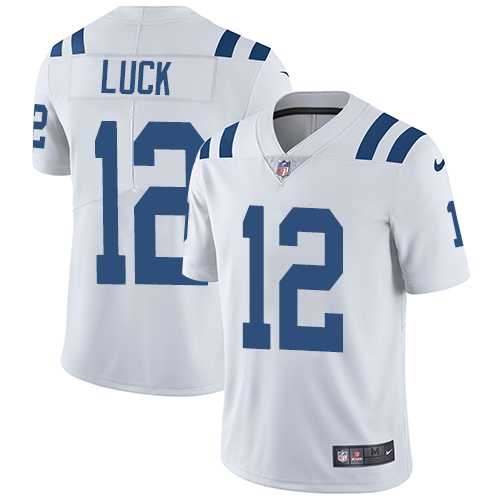 Nike Indianapolis Colts #12 Andrew Luck White NFL Vapor Untouchable Limited Jersey,We sell and wholesale Nike Indianapolis Colts #12 Andrew Luck White NFL Vapor Untouchable Limited Jersey on line form chian!
